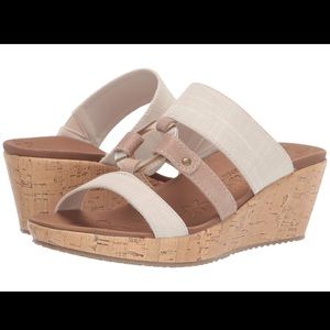 Sketchers Beverlee-Sail Away Nude Wedges